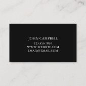 Director Business Card、フィルムメーカー 名刺 (裏面)
