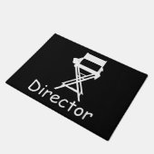 Director director's chair Film Crew gift Filmmaker ドアマット (アングル)