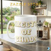 Director of Chaos Funny Office Humor & Parenting コーヒーマグカップ