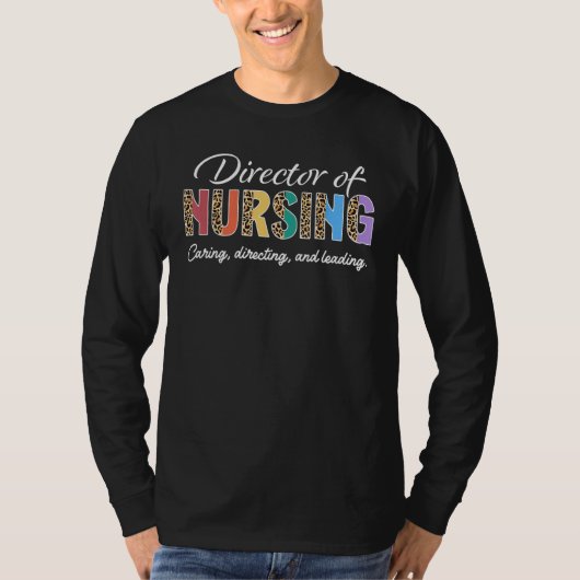 Director of Nursing Appreciation Leopard Tシャツ (正面)