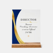 Director Office Quote Acrylic Sign アクリルサイン (正面)