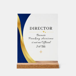 Director Office Quote Acrylic Sign アクリルサイン