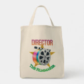 Director - The Filmmaker Grocery Tote トートバッグ (裏面)