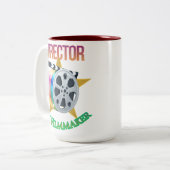 Director - The Filmmaker Two-Tone Mug ツートーンマグカップ (正面左)