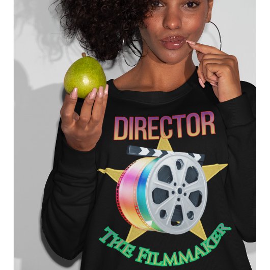 Director - The Filmmaker Women's Dark Sweatshirt スウェットシャツ