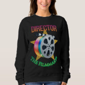 Director - The Filmmaker Women's Dark Sweatshirt スウェットシャツ (正面)