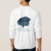 Direwolf Winter Is Coming Sweatshirt – Cool Graphi スウェットシャツ (裏面)