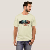 Dirightable Zeppelinシルエット Tシャツ (正面フル)
