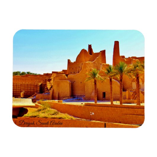 Diriyah，サウジアラビア マグネット (横)