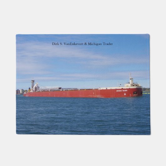 Dirk S. VanEnkevort & Michigan Trader ドアマット (正面)