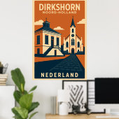 Dirkshorn, Noord Holland - Nederland Travel ポスター (ホームオフィス)