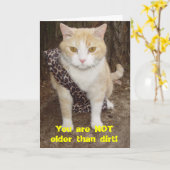 Dirt BDカードより古いニース カード (黄色い花)