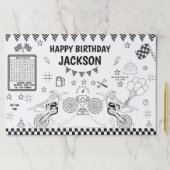 Dirt Bike Activityページ、カラーリングシート ペーパーパッド (インサイチュ)