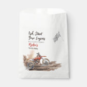 Dirt Bike Any Age Birthday フェイバーバッグ (正面)