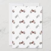 Dirt Bike Any Age Birthday Invitation 招待状 (裏面)