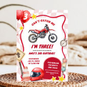 Dirt Bike Birthday Invitation 招待状