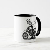 Dirt Bike Burnout マグカップ (正面右)