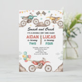 Dirt Bike Joint Birthday Party 招待状 (スタンド正面)