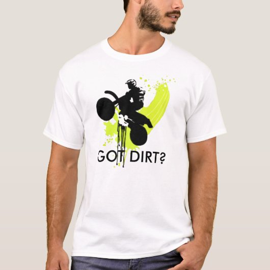 dirt_bike_jump_1の得られた土か。 tシャツ (正面)