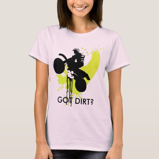 dirt_bike_jump_1, 得 DIRT? Tシャツ (正面)
