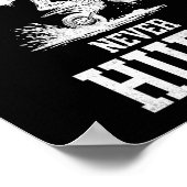 Dirt Bike Motocross A Little Dirt Never Hurt ポスター (角)