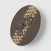 Dirt Bike Mud ラウンド壁時計 (傾斜)