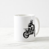 Dirt Bike Rider コーヒーマグカップ (正面右)