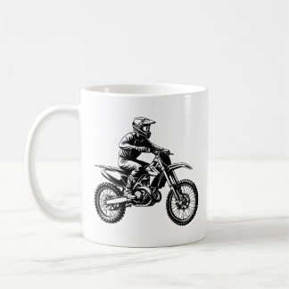 Dirt Bike Rider コーヒーマグカップ