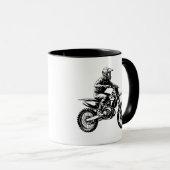 Dirt Bike Rider  マグカップ (正面右)