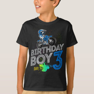 Dirt Bike Rider 3歳モトクロス3歳の誕生日 Tシャツ