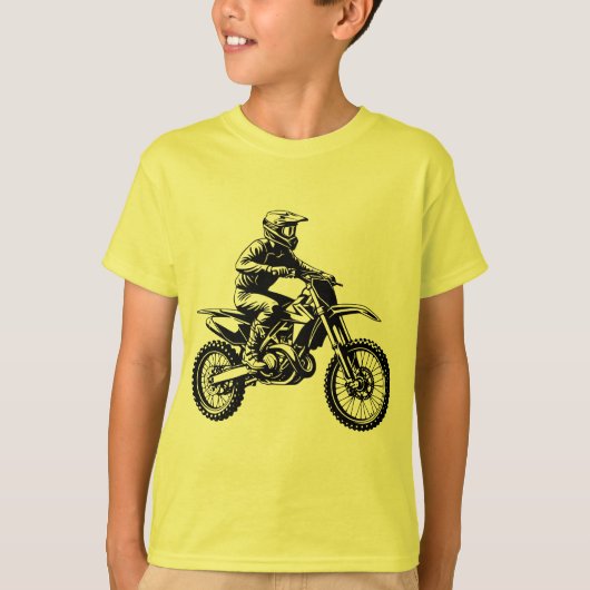 Dirt Bike Rider  Tシャツ (正面)