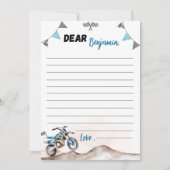 Dirt Bike Time Capsule Note Message Card サンキューカード (正面)