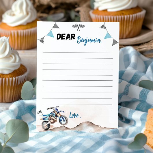 Dirt Bike Time Capsule Note Message Card サンキューカード