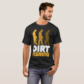 Dirt Fishing Metal Detector Searching For Treasure Tシャツ (正面フル)