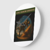 Dirt Kicker ラージ壁時計 (傾斜)