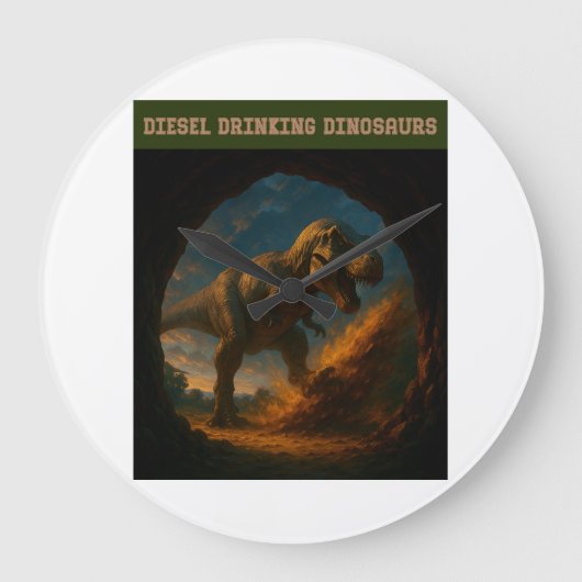 Dirt Kicker ラージ壁時計 (正面)