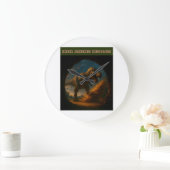 Dirt Kicker ラージ壁時計 (ホーム)