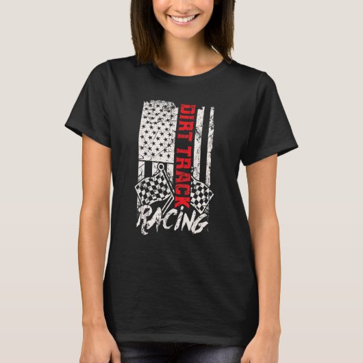 Dirt Track Racing  Racing Costume Motorcycles Tシャツ (正面)