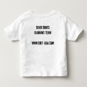 DIRT-USAの幼児のワイシャツ トドラーTシャツ (裏面)