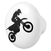 Dirtbike Motorcrossのドアノブの引き セラミックノブ (右)