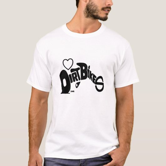 DIRTBIKESのシルエット Tシャツ (正面)