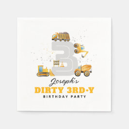 Dirty 3rdy Birthday Party Napkin スタンダードカクテルナプキン