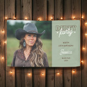 Dirty Foretwestern Country写真40th Birthday 横断幕