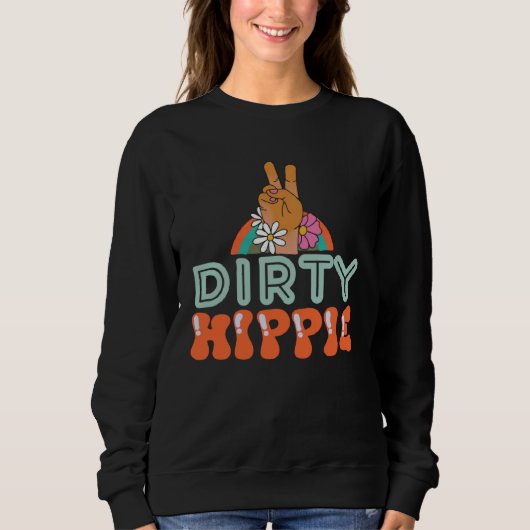 Dirty Hippie BoHo Hippie スウェットシャツ (正面)