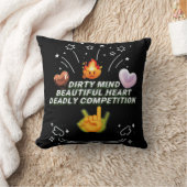 Dirty Mind Beautiful Heart Deadly Competition クッション (ブランケット)