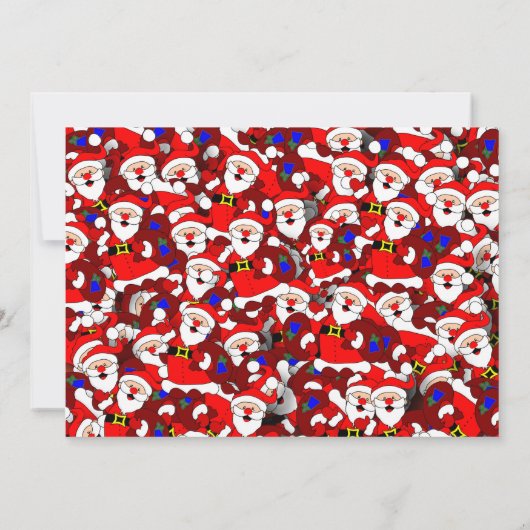 Dirty Santa Ready for Gift Exchange Santa 招待状 (裏面)