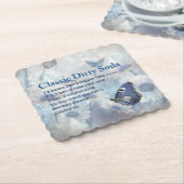 Dirty Soda Butterfly Coaster ペーパーコースター (アングル)