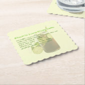 Dirty Soda ELectric Lime Coaster ペーパーコースター (アングル)