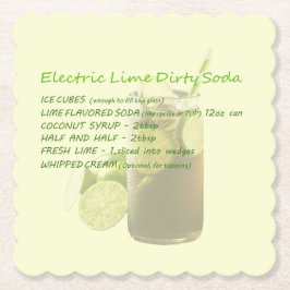 Dirty Soda ELectric Lime Coaster ペーパーコースター