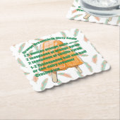 Dirty Soda Orange Recipe Coaster ペーパーコースター (アングル)